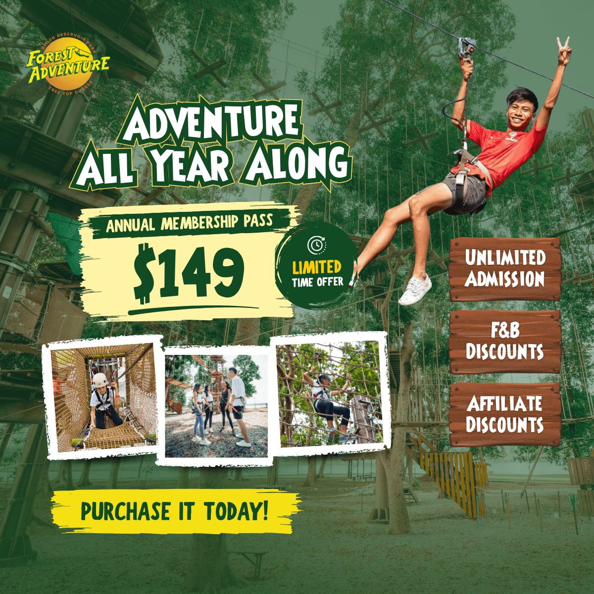 Forest Adventure Annual Membership